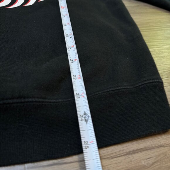 Spitfire The End Stripe Sleeve Graphic Hoodie in Black/Red Unisex Mens SM - Picture 7 of 7